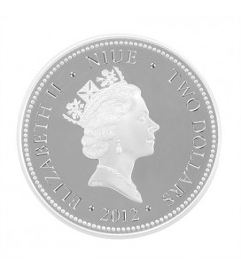 Feng Shui Silver Coin - Koi
