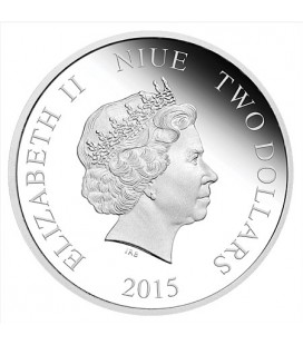 Feng Shui Silver Coin - Phoenix
