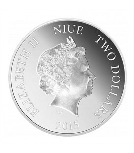 Feng Shui Silver Coin - Elephants
