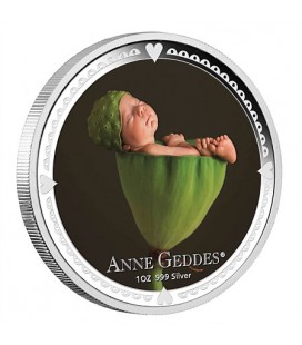Anne Geddes Silver Coin Set - Girl
