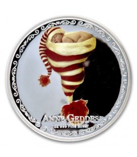 2014 Niue 1 oz Silver $2 Anne Geddes Heartfelt Coin