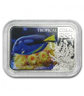 2013 Niue 1 oz Silver $1 Royal Blue Tang Proof