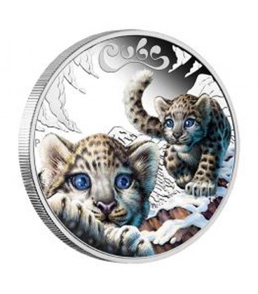 THE CUBS – SNOW LEOPARD 2016 1/2OZ SILVER PROOF COIN