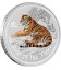 1 Kilo Lunar Series II 2010 Gemstone Tiger Silver Coin