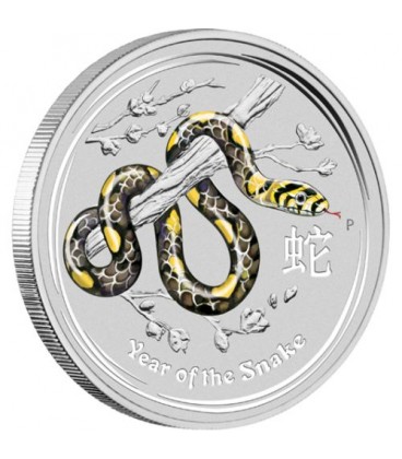 Lunar Series II 2013 Year of the Snake 1 Kilo Gemstone Edition