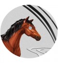 Lunar Series II 2014 Year of the Horse 1 Kilo Silver Gemstone Coin