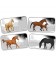 Lunar Calendar Series 2014 Year of the Horse 1oz Silver Rectangle Four-Coin Set
