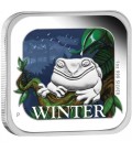 Australian Seasons - Winter 2013 1oz Silver Proof Square Coin