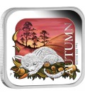 Australian Seasons - Autumn 2013 1oz Silver Proof Square Coin