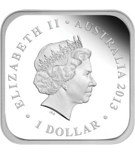Australian Seasons - Autumn 2013 1oz Silver Proof Square Coin