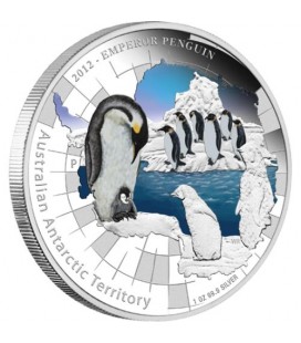 Emperor Penguin 2012 1oz Silver Proof Coin