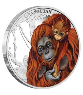 Mother's Love – Orangutan 2014 1/2oz Silver Proof Coin