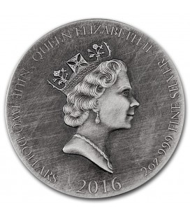 2 oz Silver Coin Viking Series (Thor)-2016