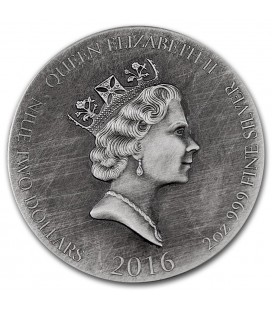 2 oz Silver Coin Viking Series (Harald Fairhair)-2016