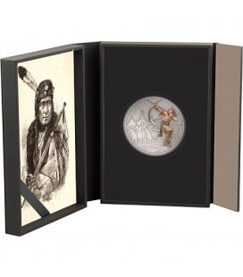 Warriors Of History - Apaches Silver Coin