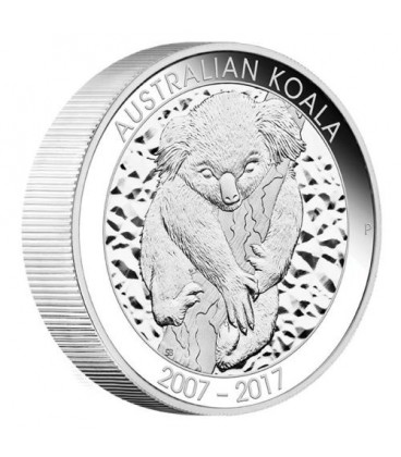 10th Anniversary Australian Koala 2017 10oz Silver Proof Coin