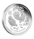 Australian Lunar Series II 2017 Year Of The Rooster Silver Proof 3 Coins Set