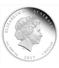 Australian Lunar Series II 2017 Year Of The Rooster Silver Proof 3 Coins Set