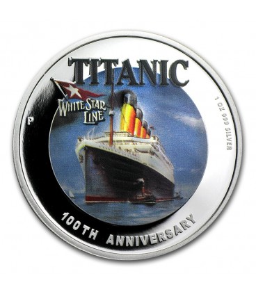 100th Anniversary of RMS Titanic 2012 1oz Silver Proof Coin