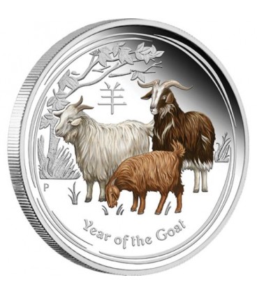 Australian Lunar Series II 2015 Year of the Goat Silver Proof
