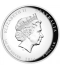 Australian Lunar Series II 2014 Year of the Horse 1oz Silver Proof High Relief