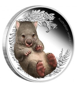 Australian Bush Babies II – Wombat 2013 1/2oz Silver Proof Coin
