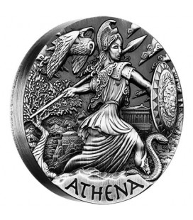 Goddesses of Olympus – Athena 2015 2oz Silver High Relief Coin