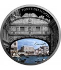 PONTE DEI SOSPIRI Bridge of Sighs SOS Venice 1 Oz Silver Coin 2$ Niue 2017