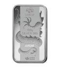 Lunar Dragon Silver Rectangular Ingot - 100g