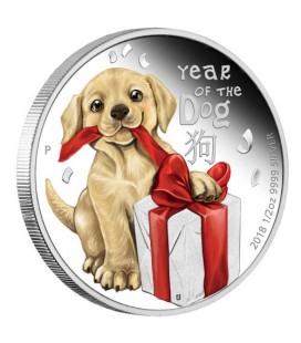Baby Dog 2018 1/2oz Silver Proof Coin