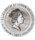 GODS OF OLYMPUS 5 Oz Silver Coins 5$ Cook Islands 2017