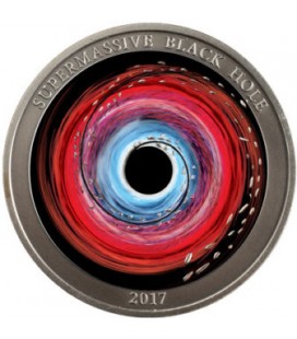 Supermassive Black Hole 1oz Silver Antique Coin