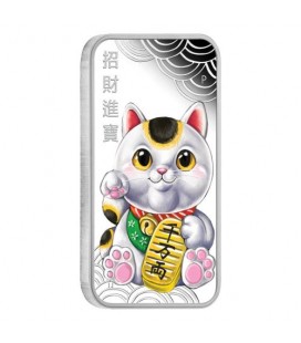Lucky Cat 2018 1oz Silver Proof Coin