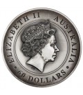 Australian Koala 2018 2 Kilo Silver High Relief Antiqued Coin