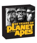 Planet of the Apes 50th Anniversary 2018 2oz Silver Antiqued Coin