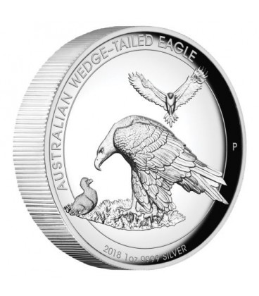 Wedge-tailed Eagle 2018 1oz Silver Proof High Relief Coin