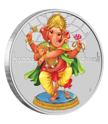 Diwali Festival 2018 1oz Silver Coin