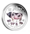 Lunar Silver Coin Series II 2019 Year of the Pig 1oz Silver Proof