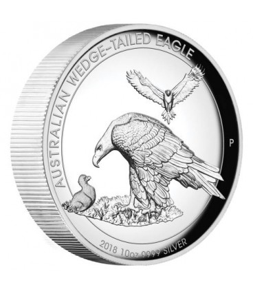 Wedge-tailed Eagle 2018 10oz Silver Proof High Relief Coin
