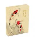 Figure Eight Koi Fish 2019 2oz Silver Antiqued Coin