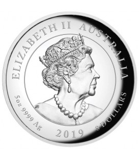 Moon Landing 2019 5oz Silver Proof High Relief