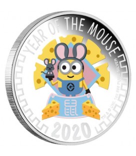 Minion Lunar 2020 Year of the Mouse 1oz Silver Proof Coin