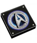Starfleet Command Emblem 2019 3oz Silver Holey Dollar & Delta Coin