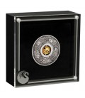 Year of the Mouse Rotating Charm 2020 1oz Silver Antiqued Coin
