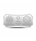Lakshmi Ganesha (999.9) 100 gm Silver Bar