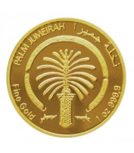 palm jumairah 1 oz gold coin
