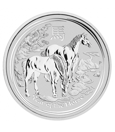 Australia 10 kilo Silver Year of the Horse BU-2013