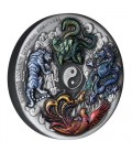 Chinese Ancient Mythical Creatures 2021 5oz Silver Antiqued Coin