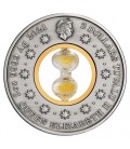 Hourglass 2021 2oz Silver Antiqued Coin