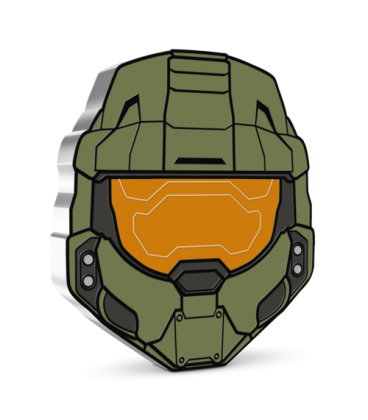 Halo Master Chief Helmet 1oz Silver Coin